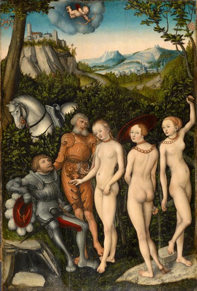 The Judgement of Paris, 1528 by Lucas Cranach the Elder